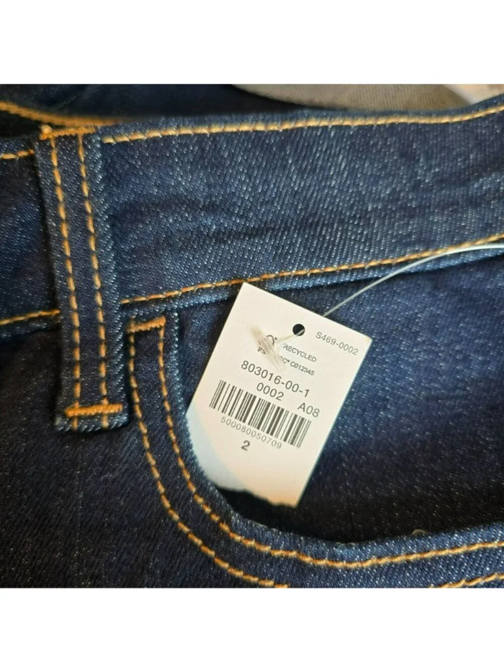 Old Navy Denim Shorts Womens Mid Rise Dark Wash Size 2 jj3767